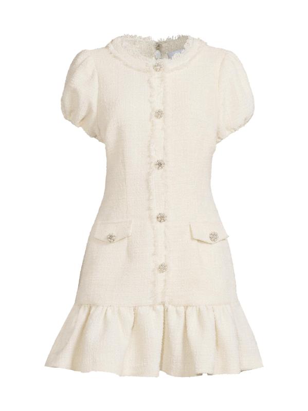 فستان قصير من دروب 11 سيرافين تويد