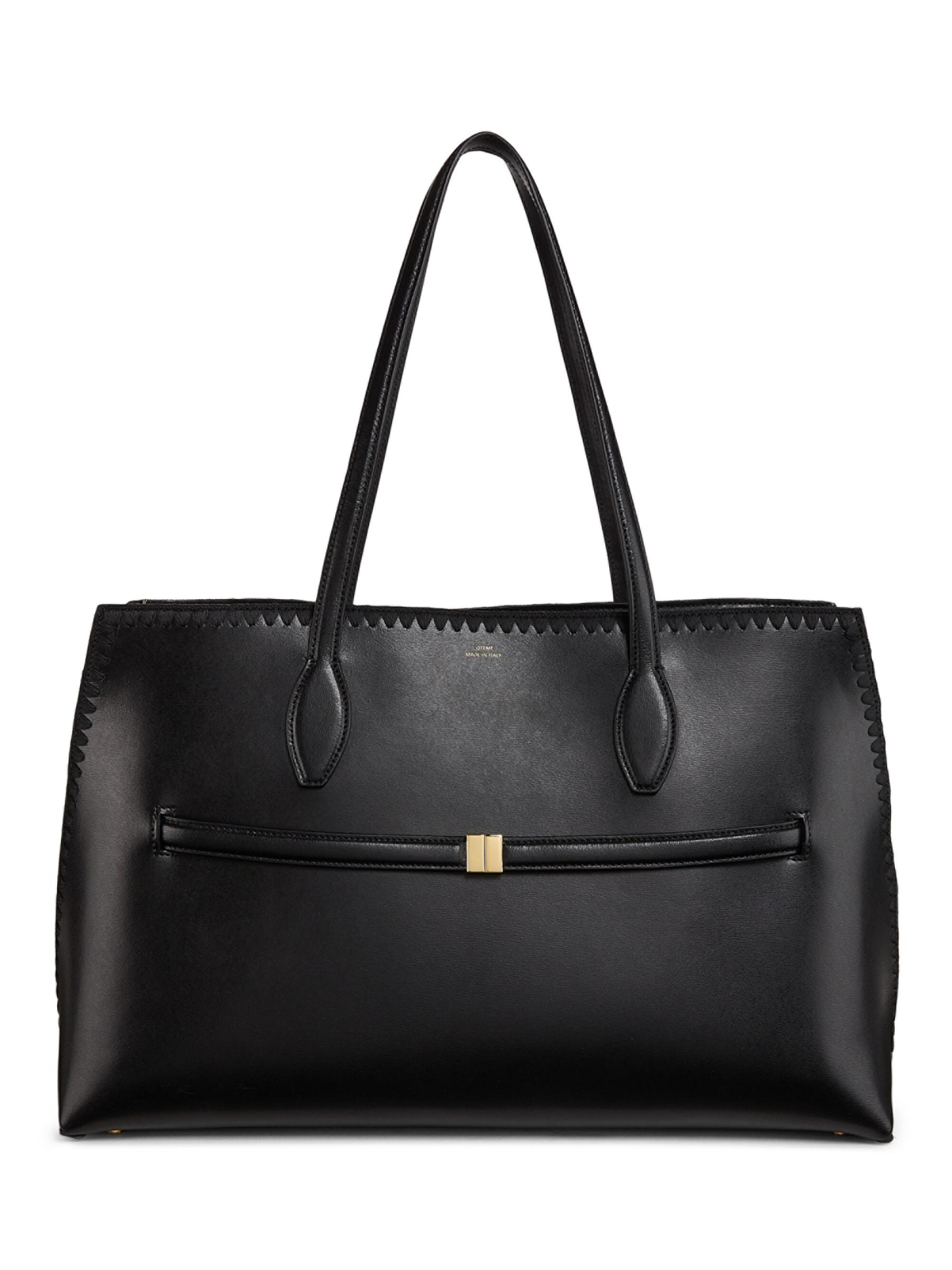 Lounge Belted Leather Tote Bag