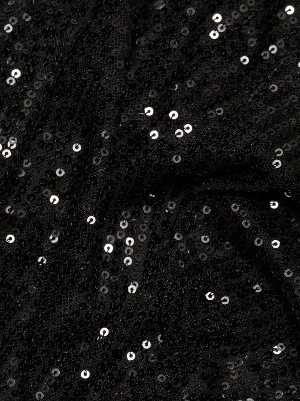 #6: فستان فيوليت بياقة مُرصّعة بالترتر - أسود