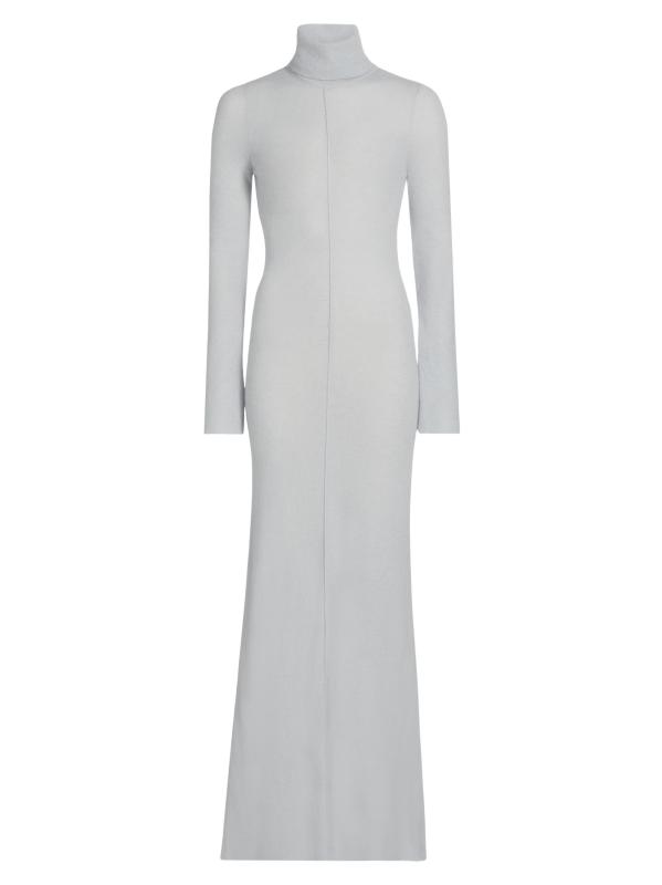 Mohair-Blend Turtleneck Dress