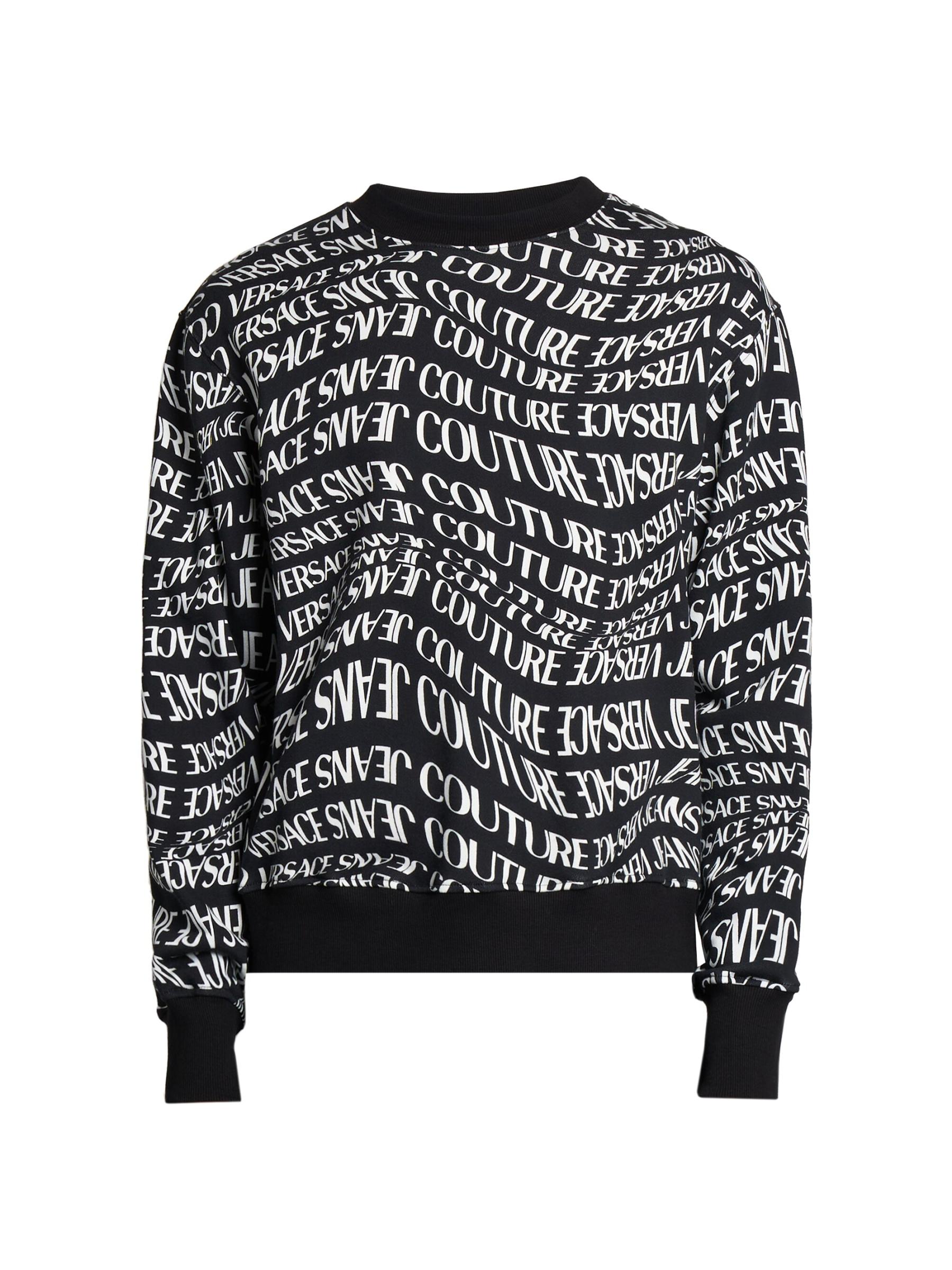 Versace Jeans Couture - 歪んだロゴのスウェットシャツ を