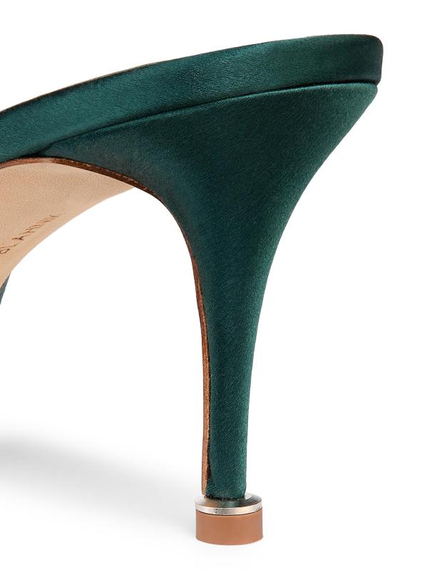 #5: بغال مرصعة بالكريستال من توليمو - أخضر داكن