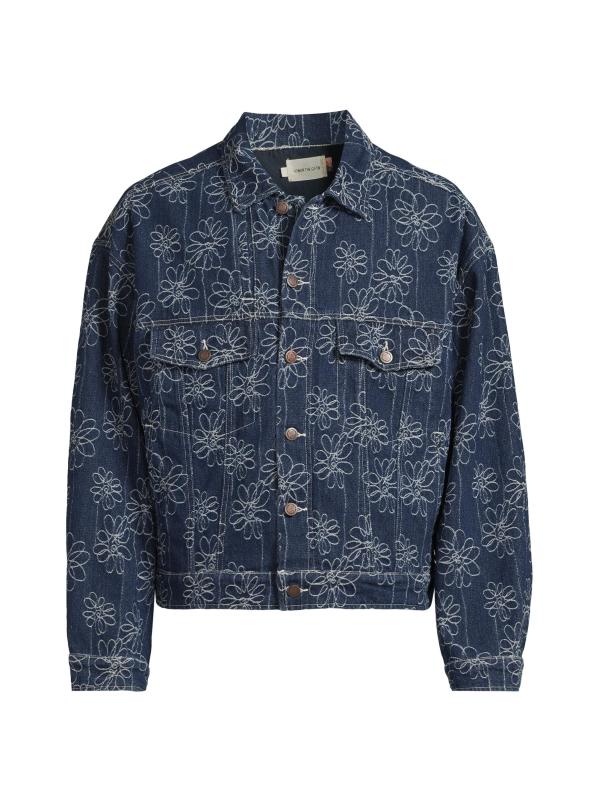 Shop Honor The Gift - Flower Jacquard Button-Front Jacket | Saks