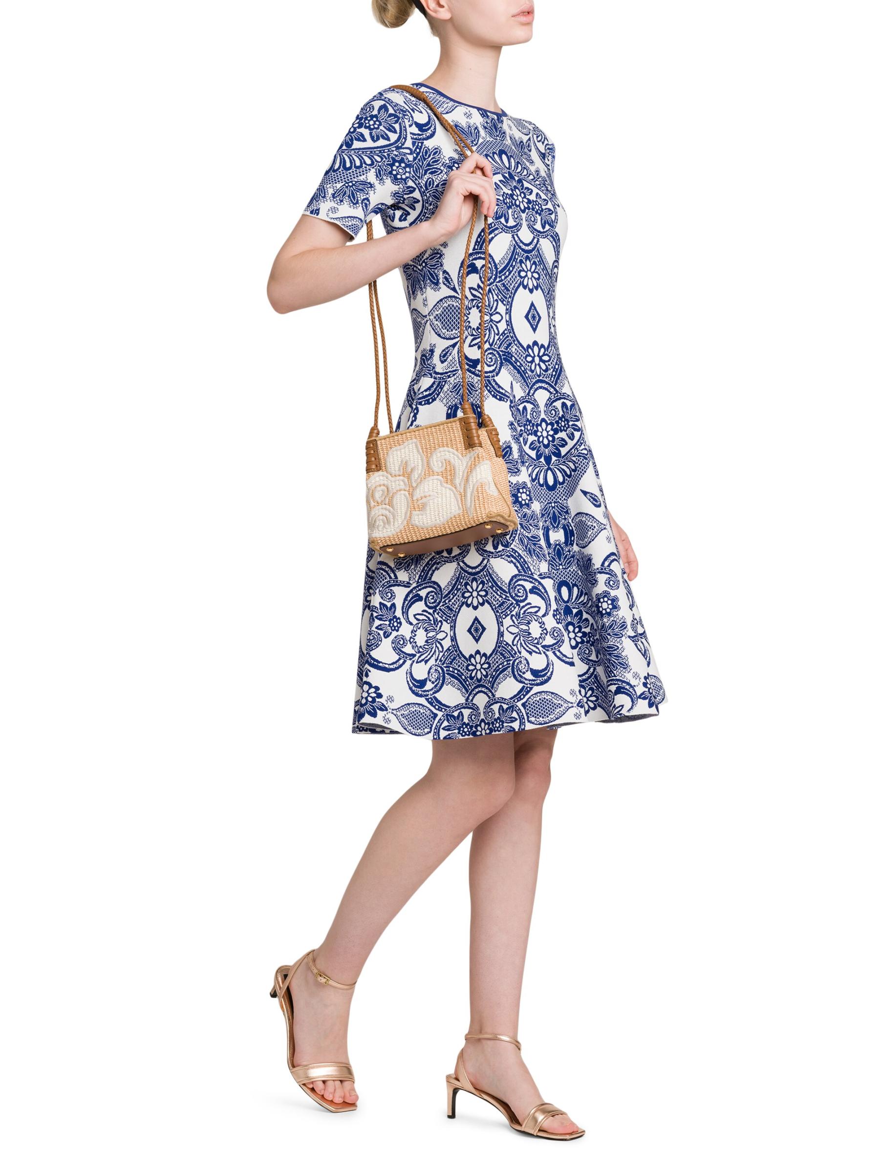 Shop ETRO - Medallion Lace Effect Minidress | Saks Fifth