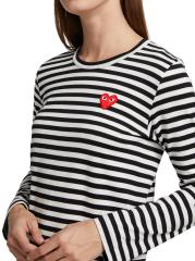 専用Fruttaring Heart Stripe Long sleeve Striped Margot Long Sleeve T-shirt - Red | Levi's® US