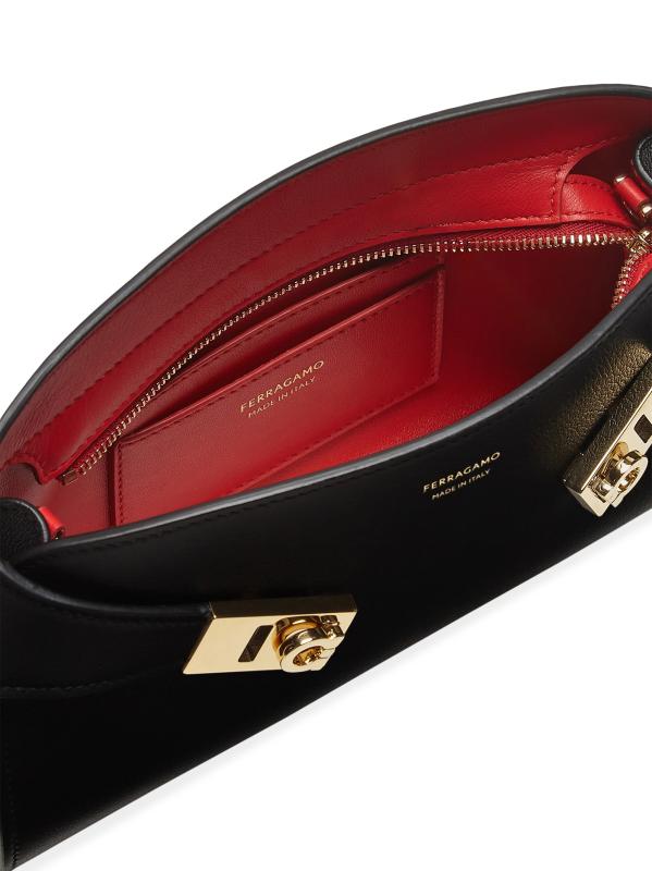 Ferragamo - ハグ・レザー・ショルダーバッグ をオンライン購入