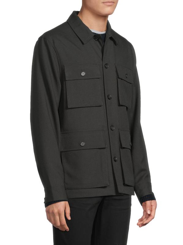 Shop Vince - Tropical Wool Field Jacket | Saks Fifth Avenue