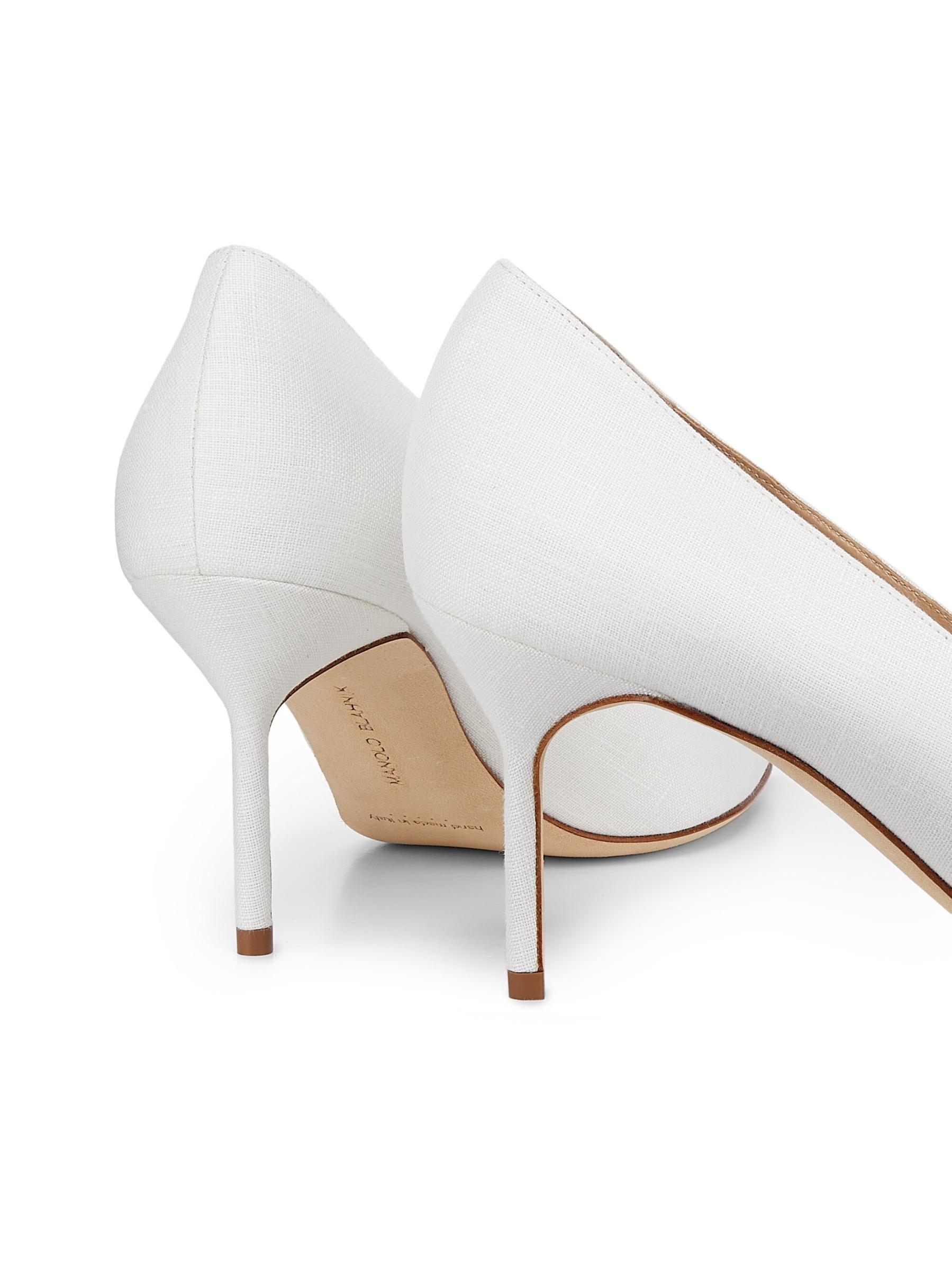 「MANOLO BLAHNIK」BB 70 サテン パンプス MANOLO BLAHNIK BB 70 satin pumps | NET-A-PORTER