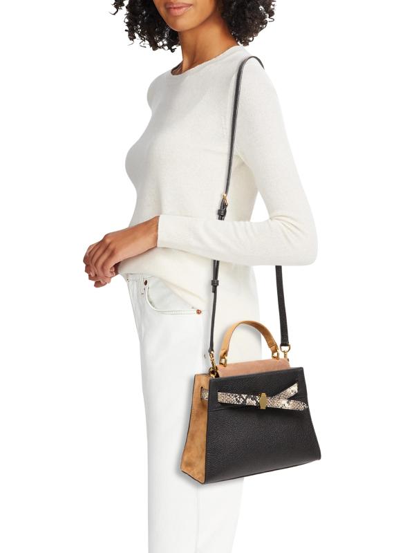 #3: حقيبة داش ذات مقبض علوي محجوب بالألوان - أسود