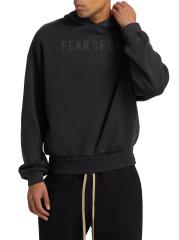 FEAR OF GOD オーバーラップジャージフーディ Fear of God - ロゴ入りオーバーラップ・パーカー をオンライン
