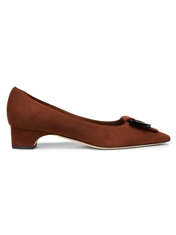 MANOLO BLAHNIKマノロブラニクスエード フラットシューズ MANOLO BLAHNIK スエード キルトローファー｜トゥモローランド