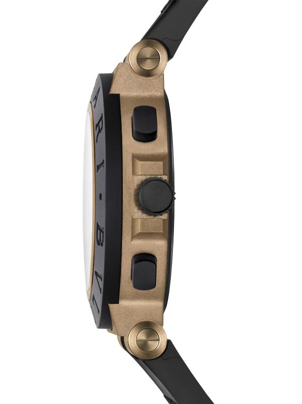 #4: ساعة بولغري بولغري من التيتانيوم والألمنيوم والمطاط/41 ملم - أسود