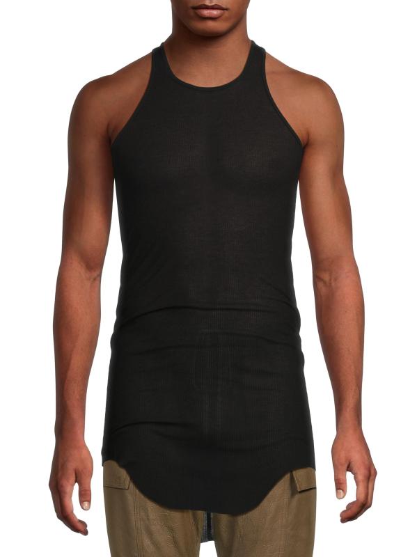 リックオウエンス　リブタンク　タンクトップ Rick Owens リックオウエンス タンクトップ BASIC RIB TANK