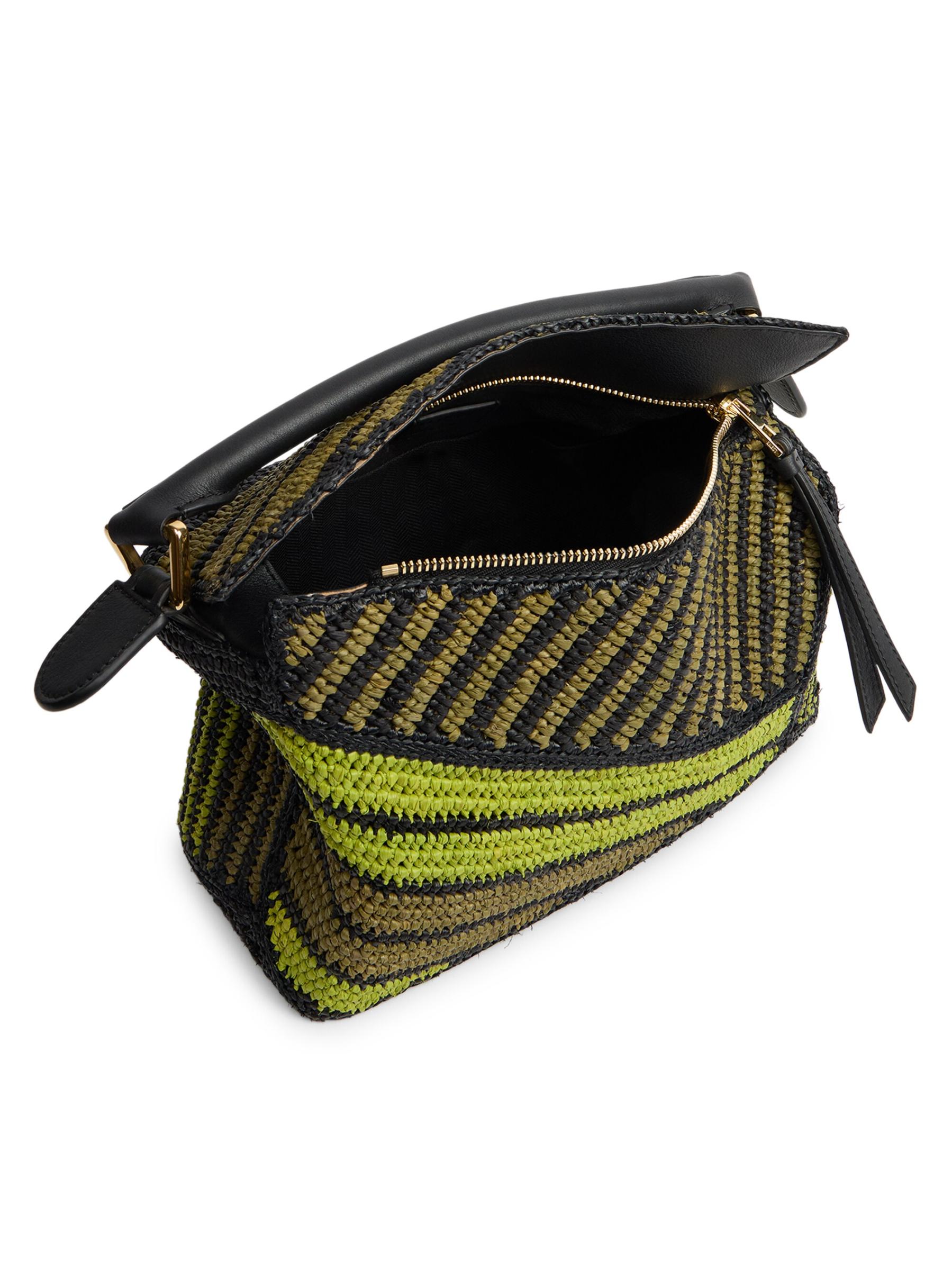 【国内発】LOEWE x Paula's Ibiza Puzzle Edge バッグ スモール 0400021047693_ANISEOLIVE?wid=