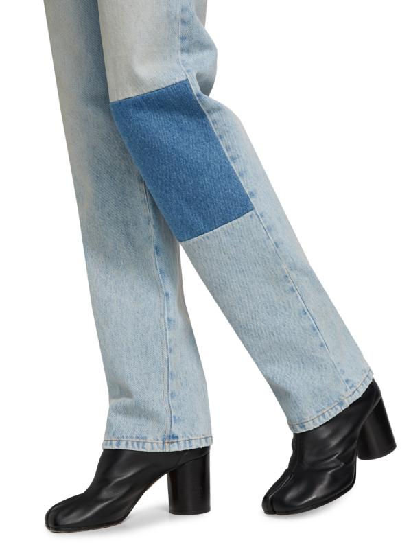 Maison Margiela パッチワークデニムパンツ MM6 Maison Margiela - パッチワークデニムパンツ をオンライン