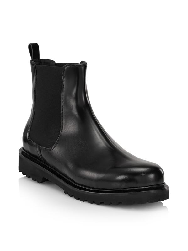 Shop Saks Fifth Avenue COLLECTION Leather Chelsea Boots Saks
