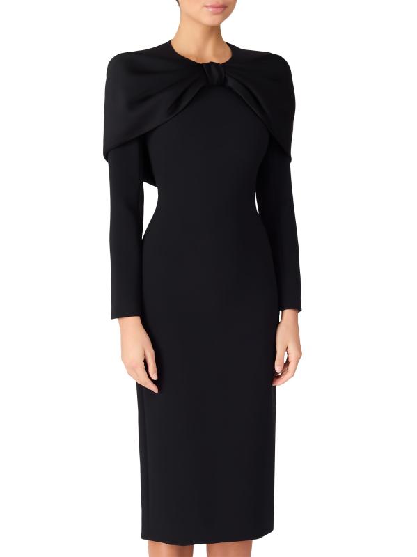 #2: فستان بيني معقود متوسط الطول - عرق السوس