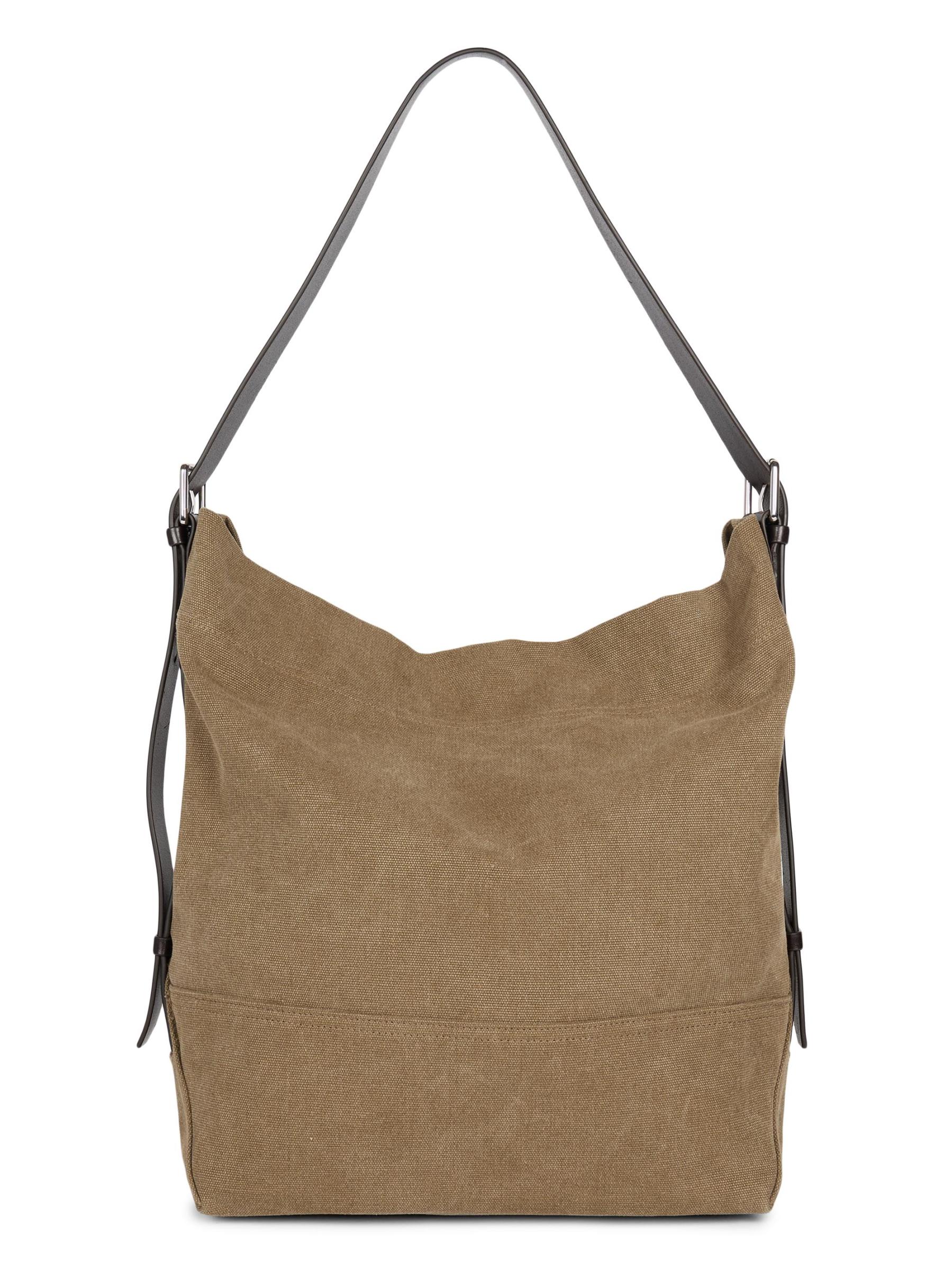 即日発送 LEMAIREトープ ベルト トートバッグ Lemaire - ベルト付きコットン＆レザートートバッグ を