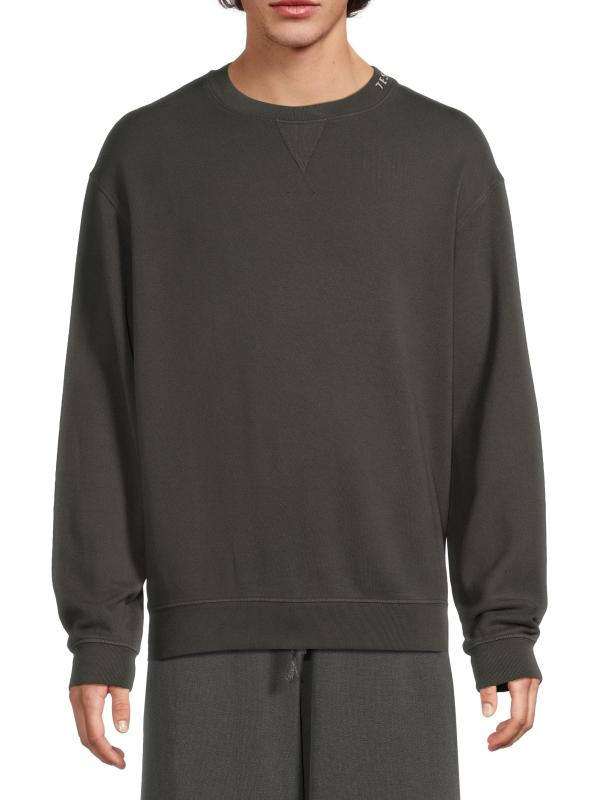 #2: سويت شيرت يومي من القطن والكشمير - فحم