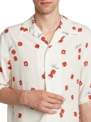 AMIRI☆コースター ボウリング 半袖 シャツ Amiri☆関税込☆コースター 半袖 ボウリングシャツ ブラウン