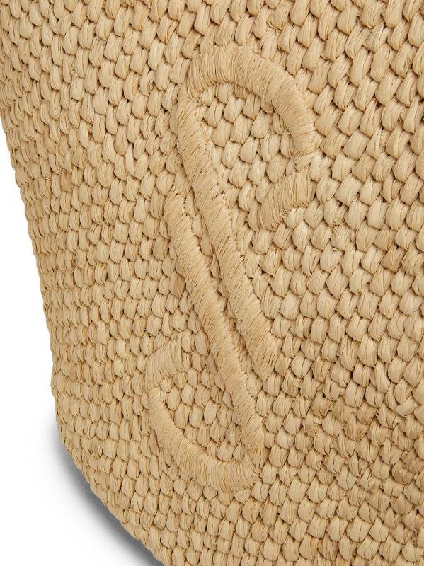 #6: حقيبة تشيلسي الكبيرة من الرافيا - طبيعي