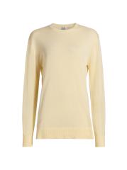 【関税込み】TOTEME ホワイト ニット 長袖トップス Fine crew-neck knit off-white – TOTEME
