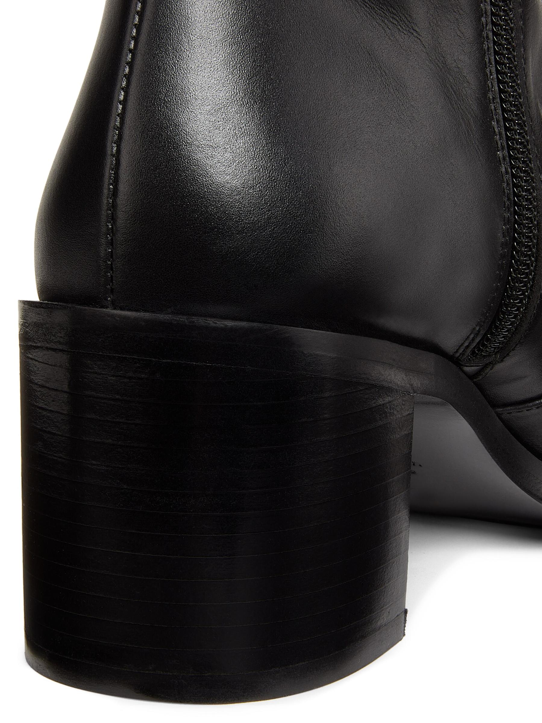 Shop Stuart Weitzman - Esme 60MM Zip Leather Boots | Saks