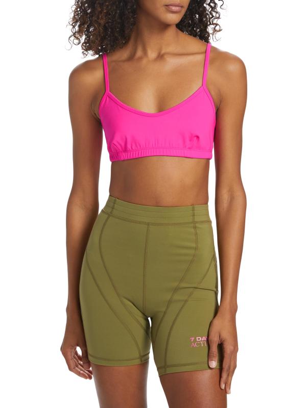 #2: حمالة صدر يوجا خفيفة - بينك جيو