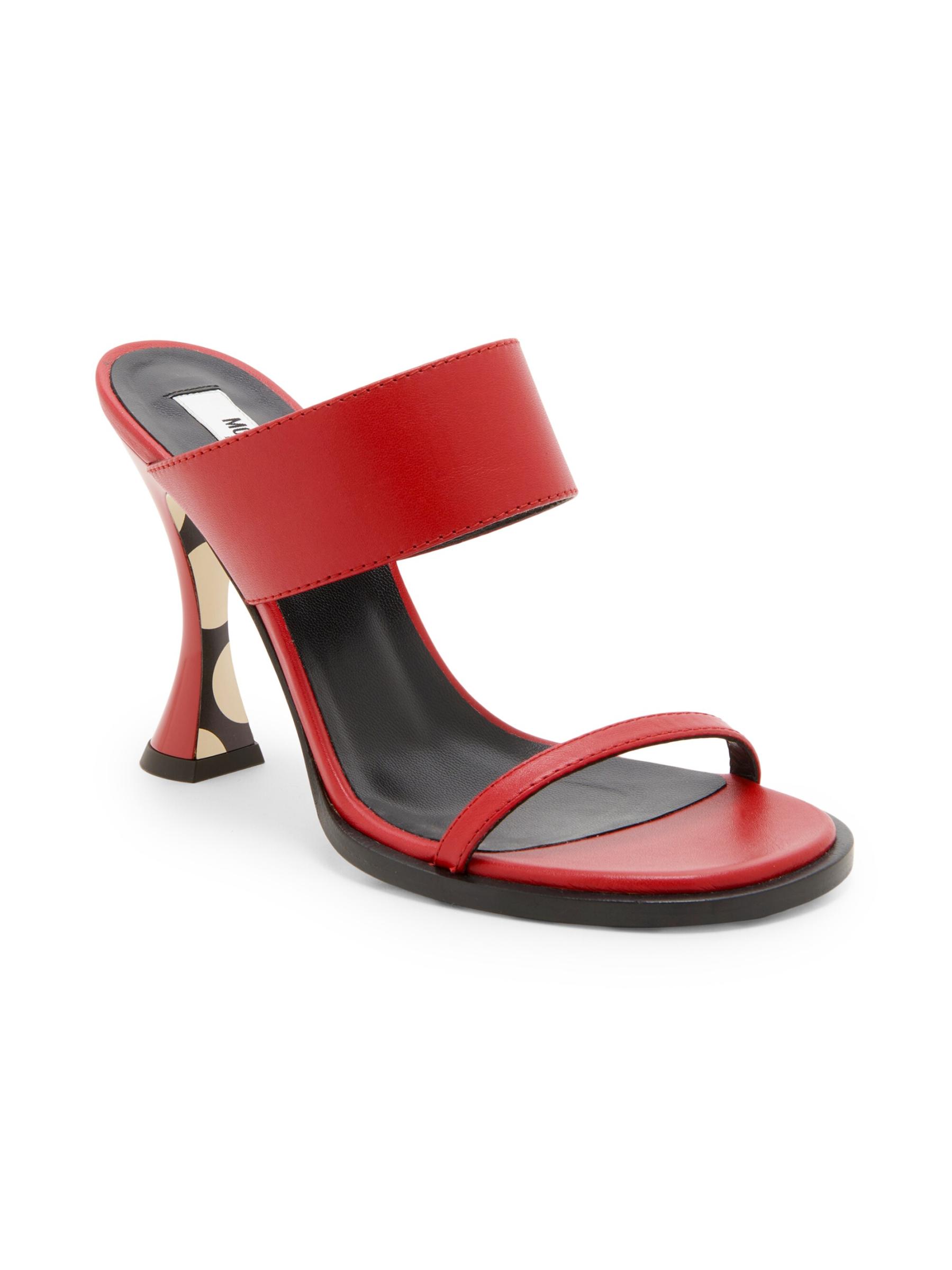 Shop Moschino - Duck 100MM Leather Sandals | Saks Fifth