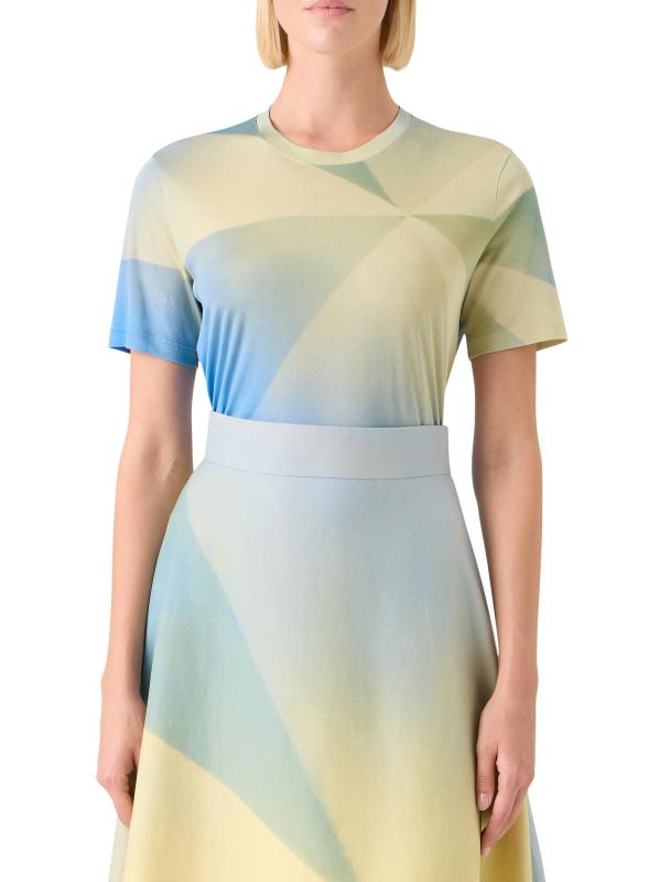 #2: تي شيرت حريري بطبعة صن بيم - متعدد الألوان