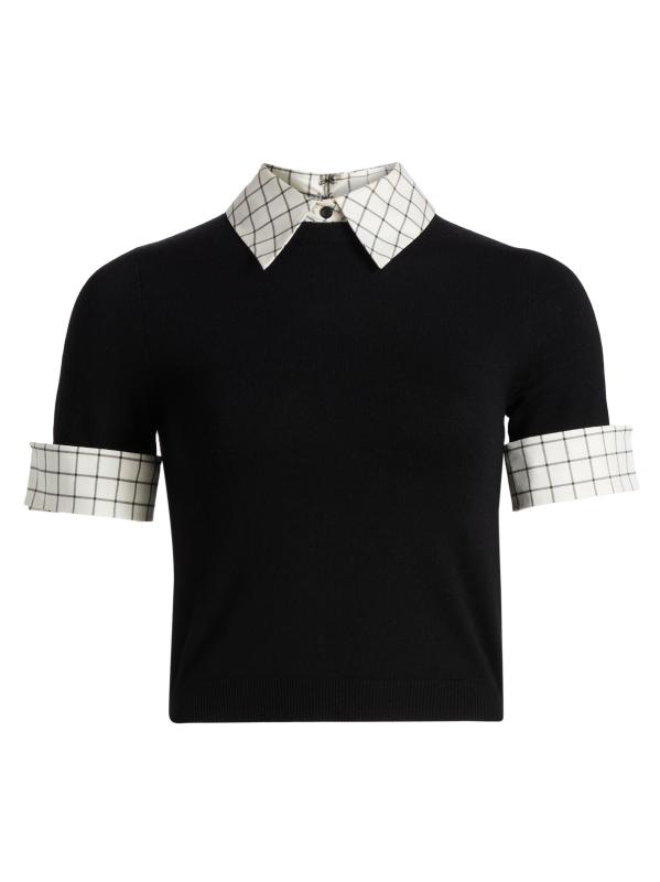 بلوزة أستر سترتش من الصوف