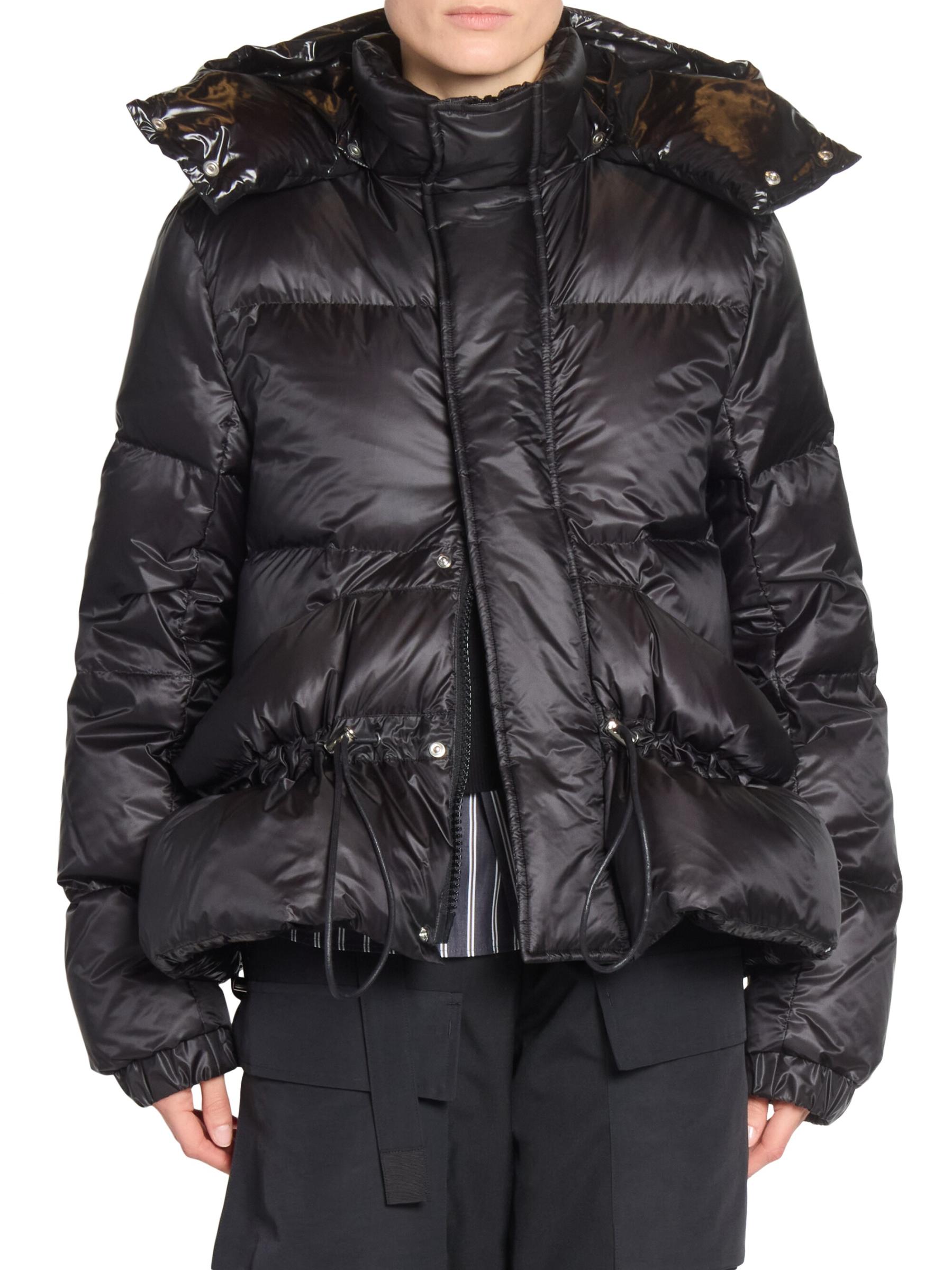 sacaiサカイフーデッドパテッドジャケット Sacai - パデッド ジャケット | HBX - ハイプビースト(Hypebeast