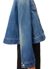 【LOEWE】トラペーズデニムジャケット Trapeze jacket in denim Blue - LOEWE