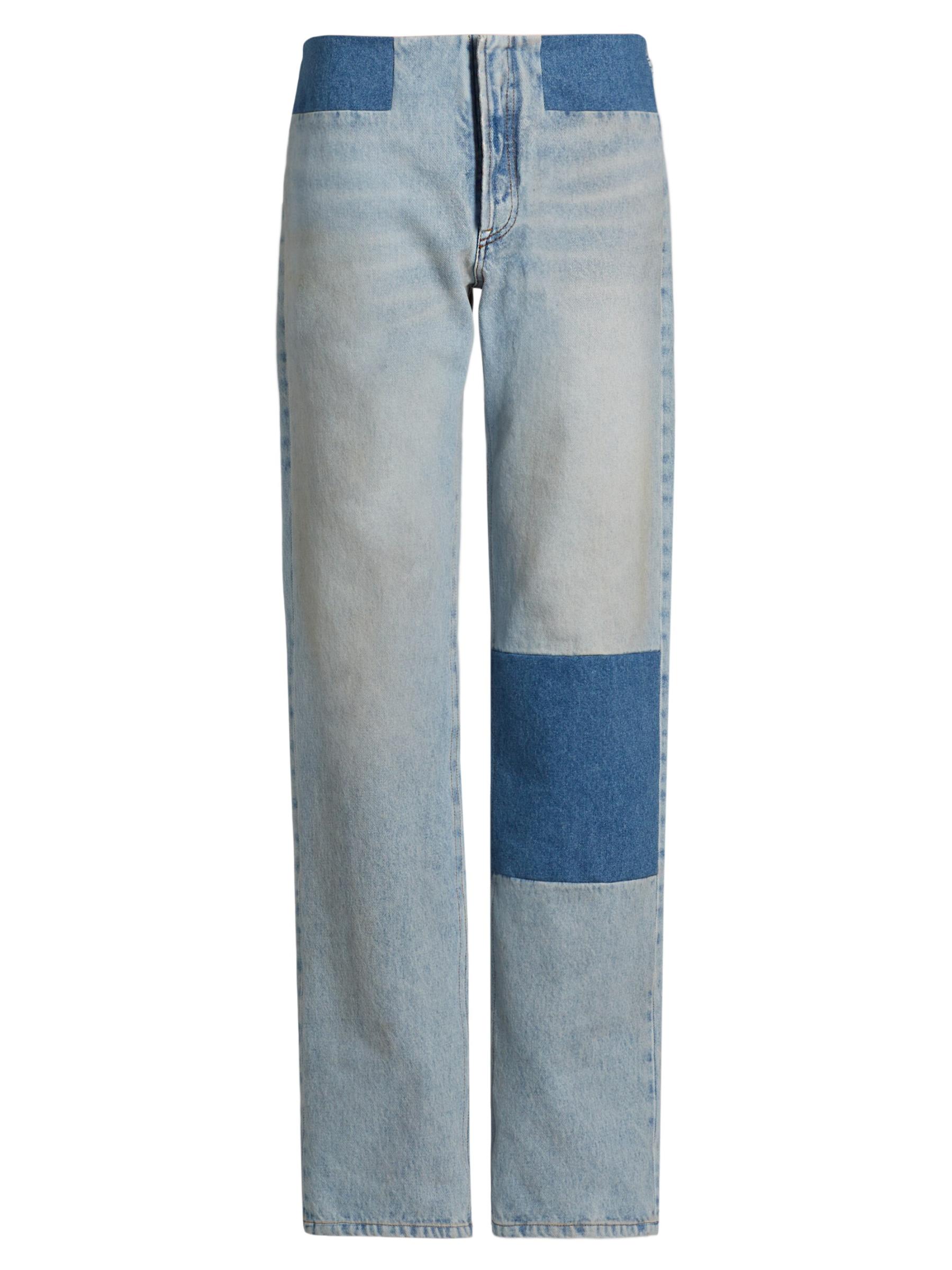 Maison Margiela パッチワークデニムパンツ MM6 Maison Margiela - パッチワークデニムパンツ をオンライン