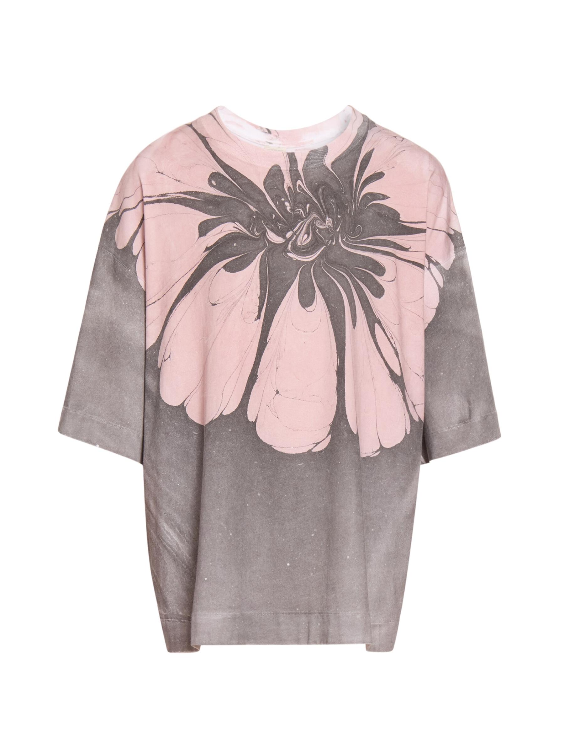Dries Van Noten - ヘン渦巻きフラワーTシャツ をオンライン購入