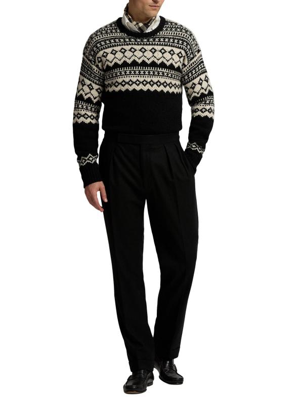 Ralph Lauren Purple Label ウールパンツ　フランネル Ralph Lauren Purple Label - ウール・フランネル・パンツ を