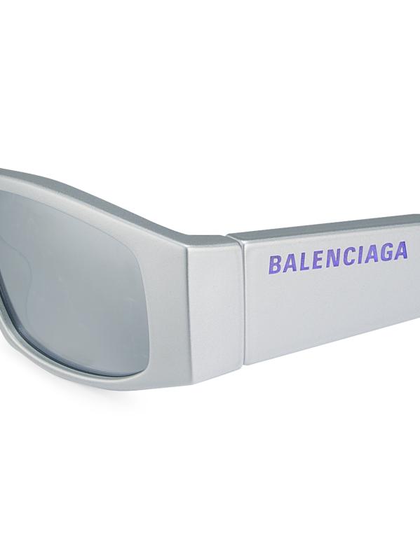 サ*】様 BALENCIAGA Shop Balenciaga - 56MM Rectangular LED Sunglasses | Saks