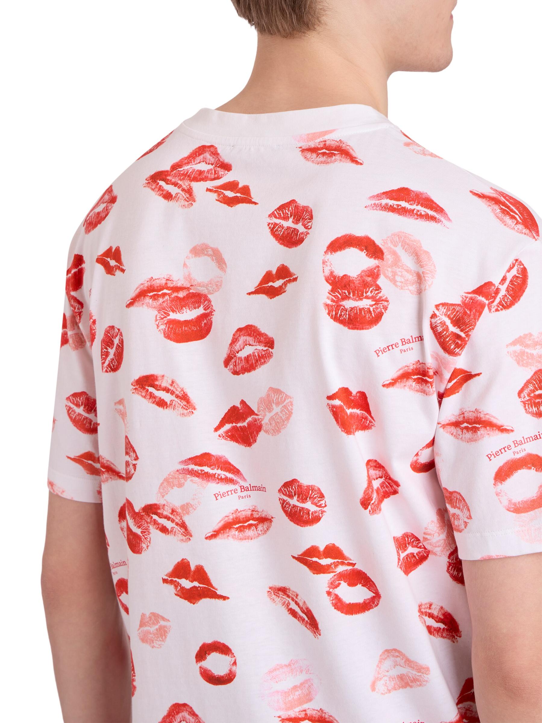 Shop Balmain - Kiss Print T-Shirt | Saks Fifth Avenue Canada