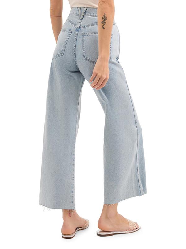 #4: بنطال جينز قصير بأكمام واسعة من تايلور - حجر شاحب