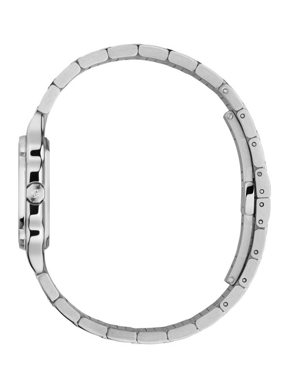 #4: ساعة جي فلات من الفولاذ المقاوم للصدأ وبسوار ألماس 0.06 TCW/24 مم - ستيل