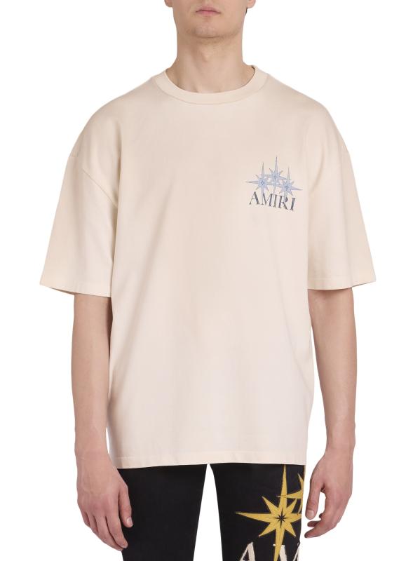 Amiri - スターバースト・オーバーサイズ・クルーネックTシャツ