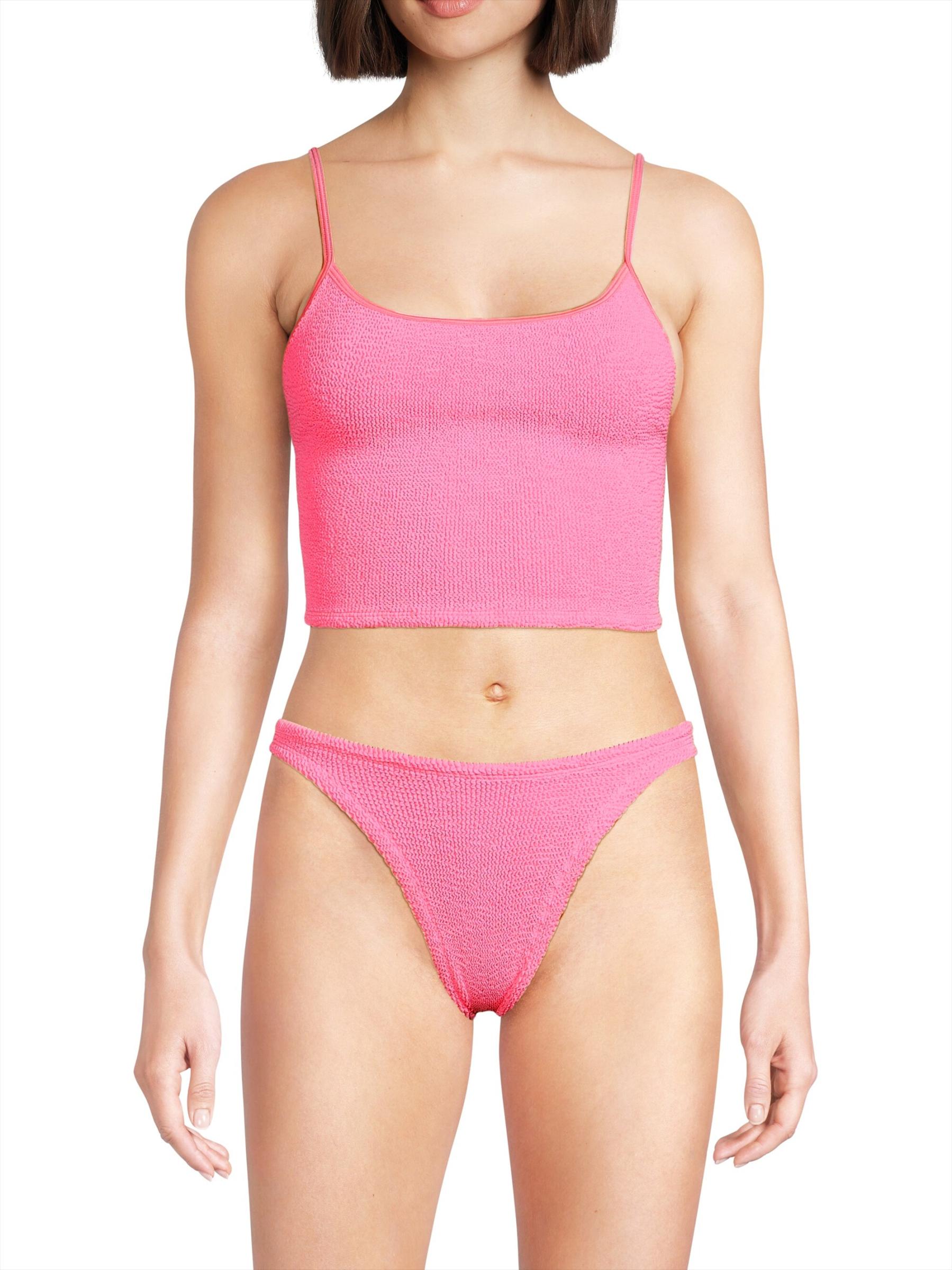 【HUNZAG】フンザ・ジー スクープネッククリンクルニット水着 Hunza G Square Neck Metallic Denim Crinkle Swimsuit | Liberty