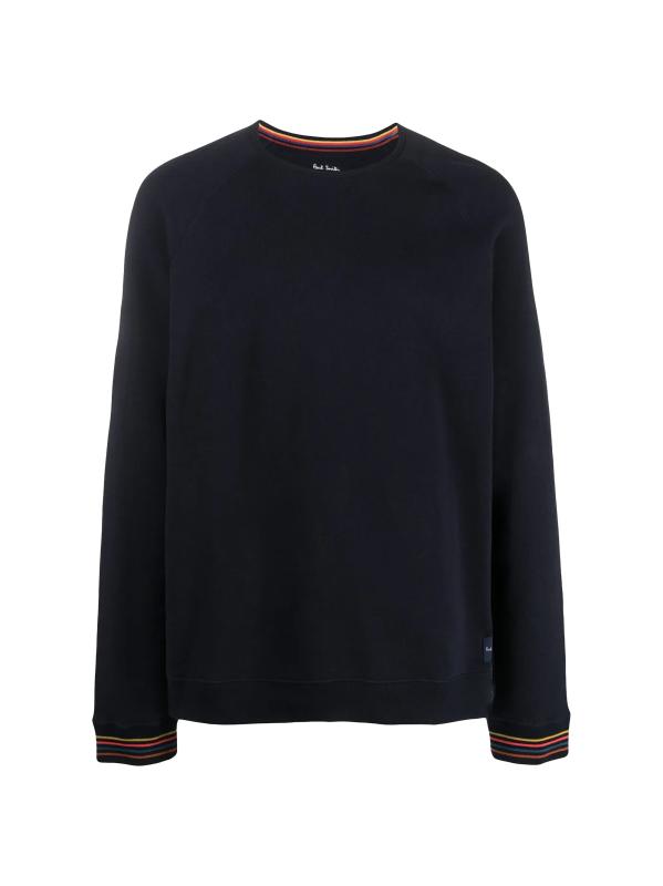 90s paul smith two-tuck stripe スラックス Black Two-Ply Hopsack Trousers by Paul Smith on Sale