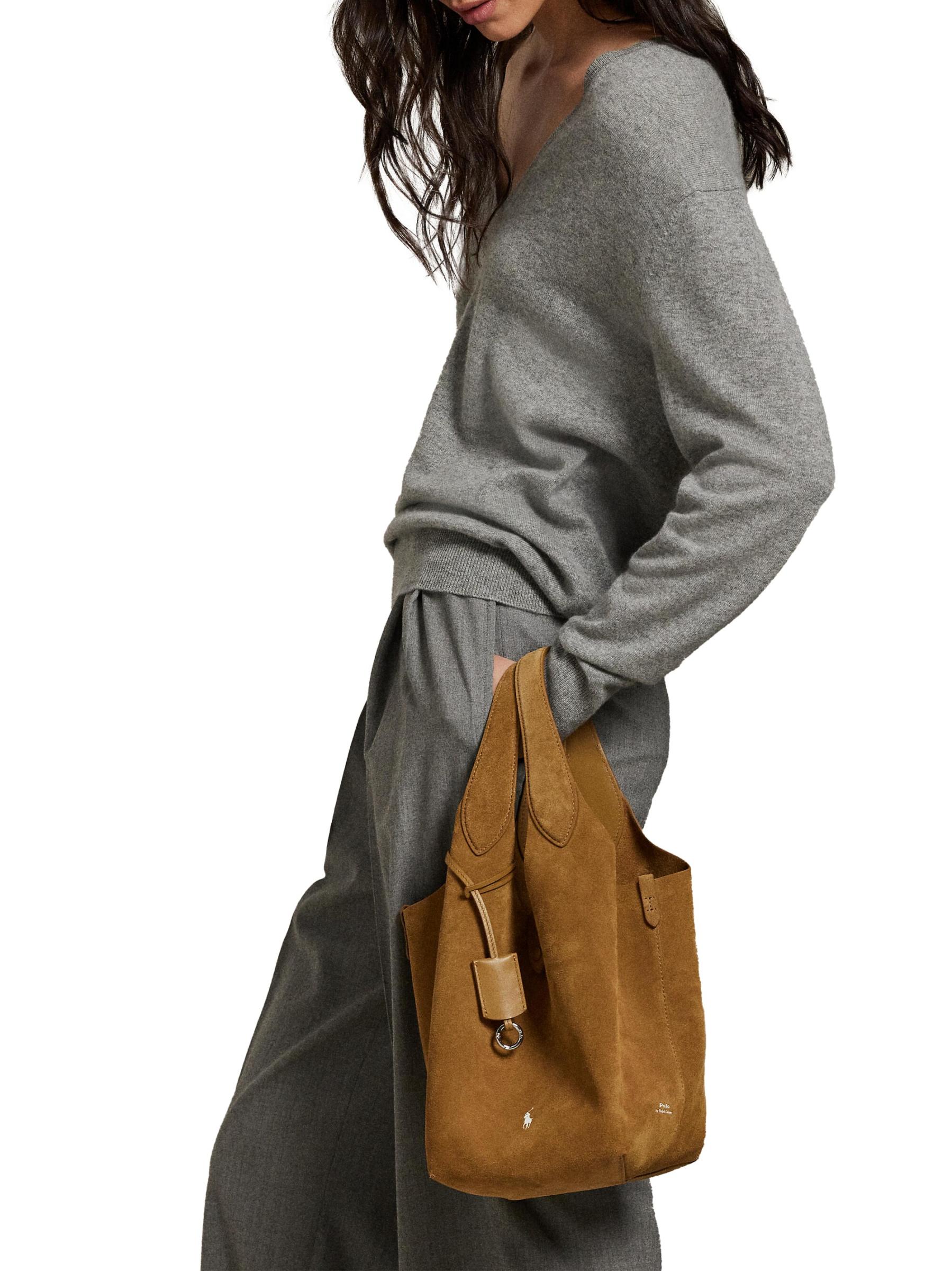 【POLO RALPH LAUREN】Polo Play Suede ミディアム トート Polo Play Suede Medium Tote for Women | Ralph Lauren® BR