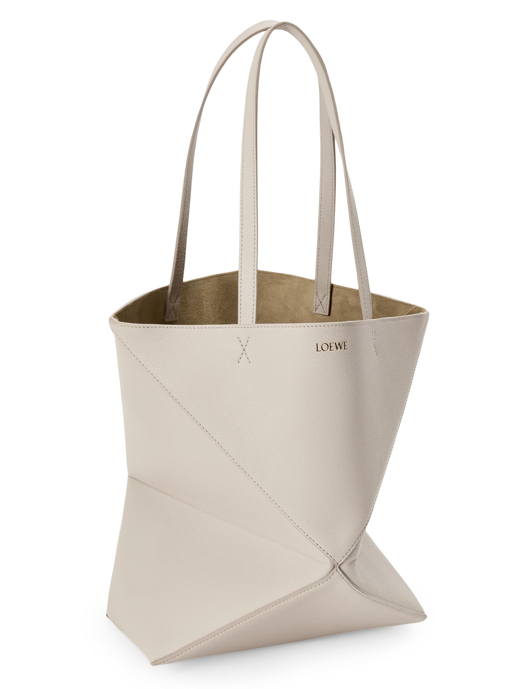 ◆LOEWE◆ミディアム レザー パズルフォールド トートバッグ◆ Loewe* トート パズル フォールド ミディアム レザー (LOEWE