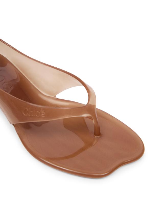 #5: صندل كلوي جيلي المسطح - بني مشمس