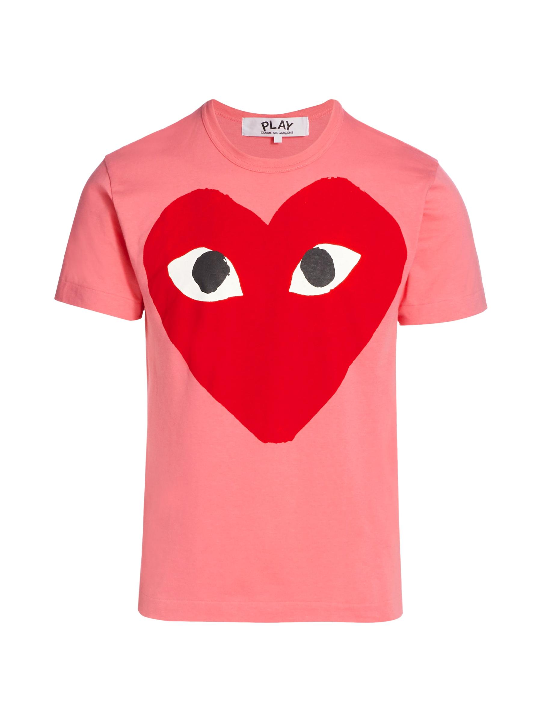 【COMME des GARCONS PLAY】ラージハートグラフィックTシャツ Comme des Garçons PLAY - ラージセンターハートグラフィックT