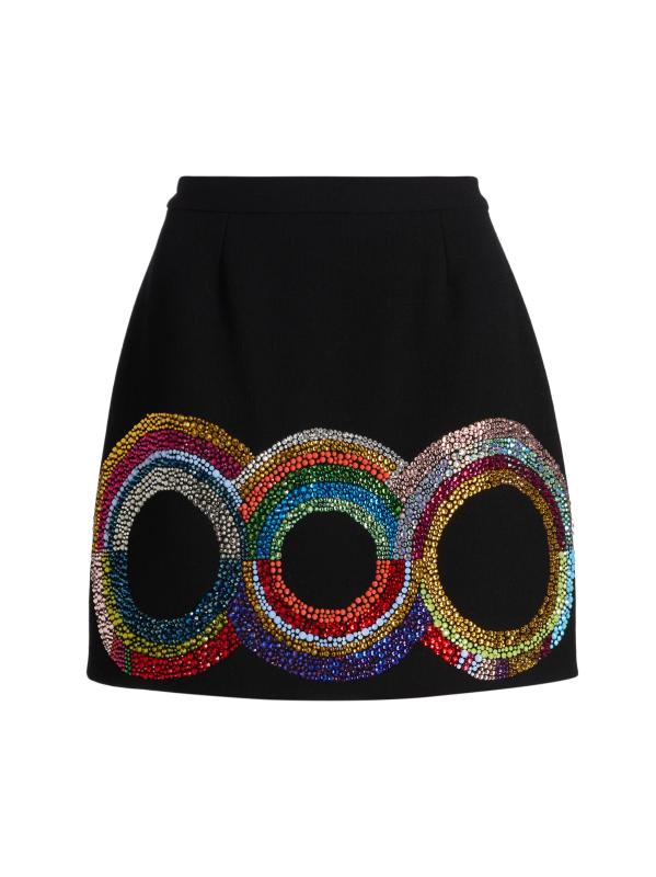 تنورة قصيرة مزينة على شكل حرف A من سونيا