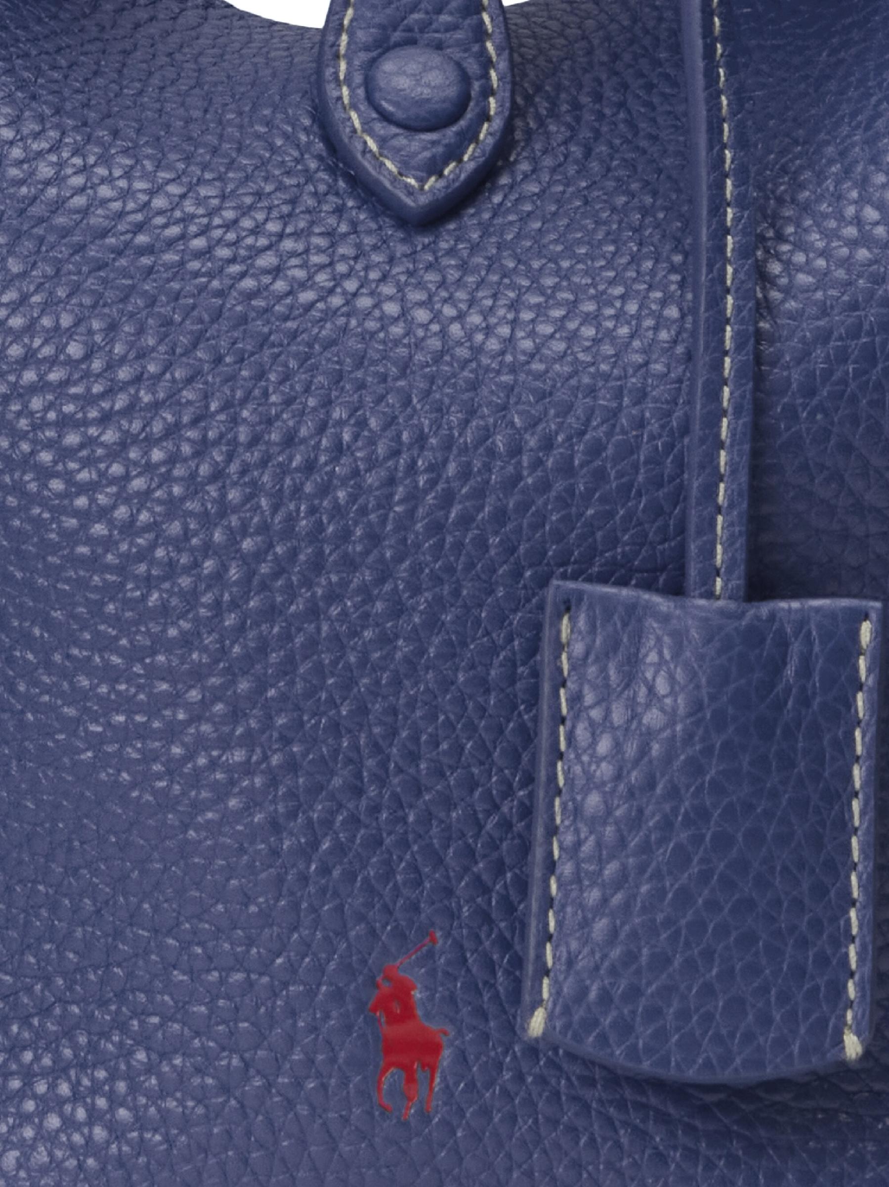 Polo Ralph Lauren - レザートップハンドルバッグ をオンライン