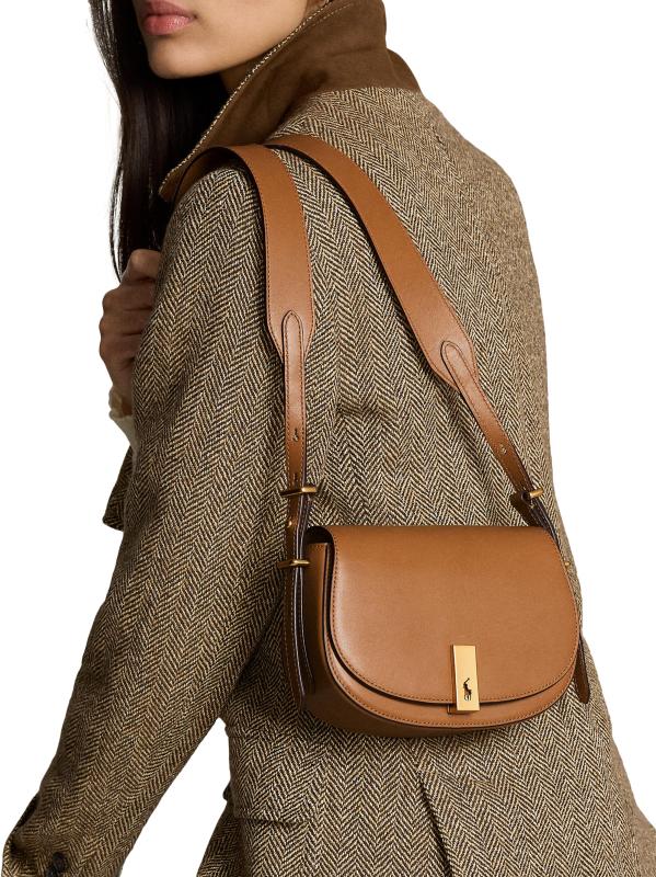 Shop Polo Ralph Lauren - Mini ID Leather Saddle Bag | Saks